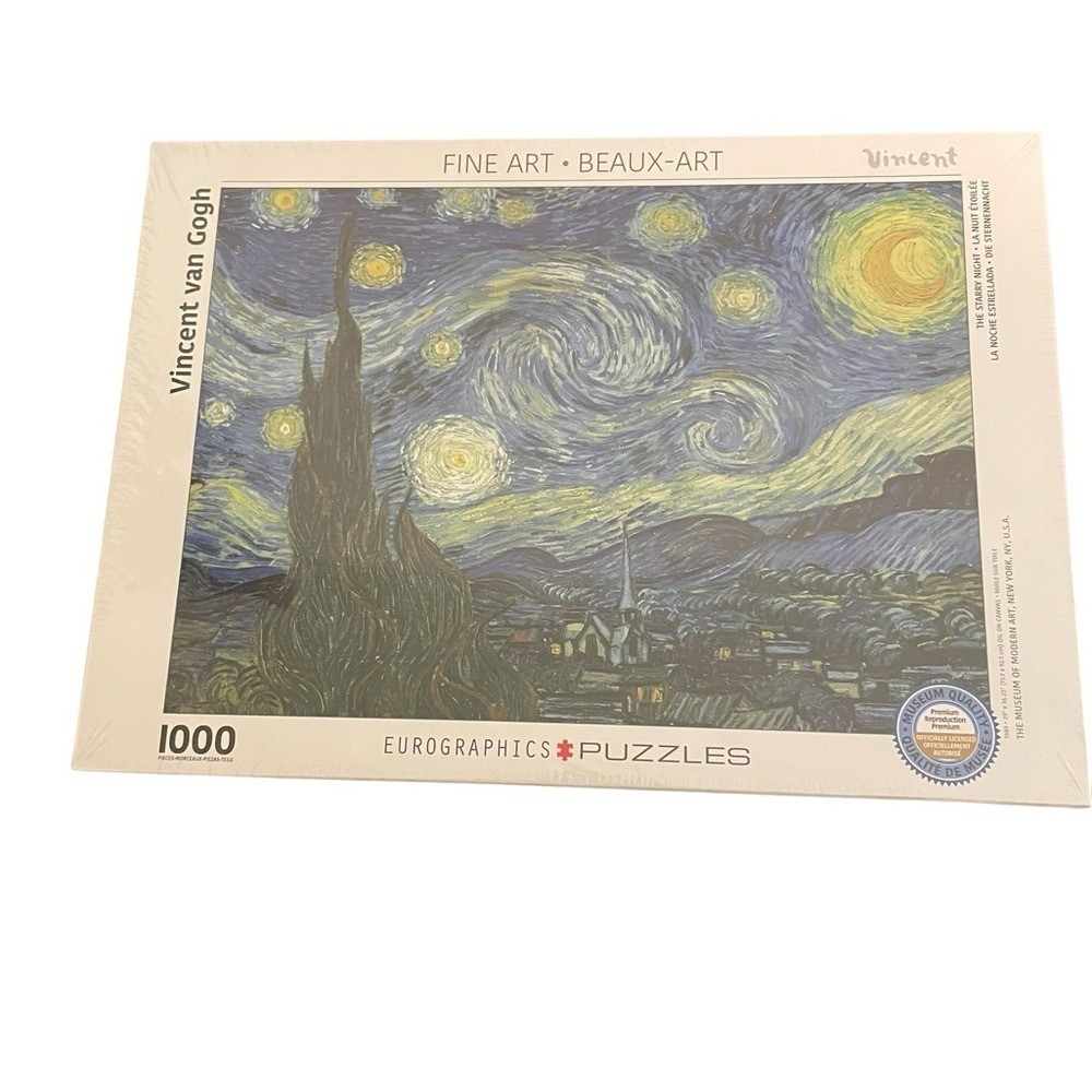 Eurographics Vincent van Gogh The Starry Night 1000 Piece Fine Art Jigsaw Puzzle